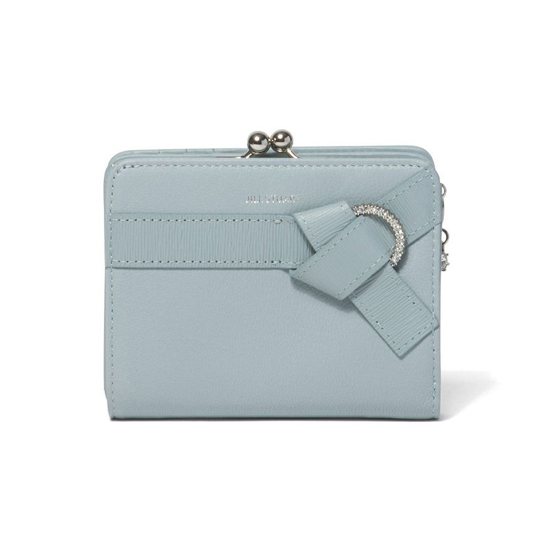 JILL STUART インプルーブ 口金折り財布 サックス