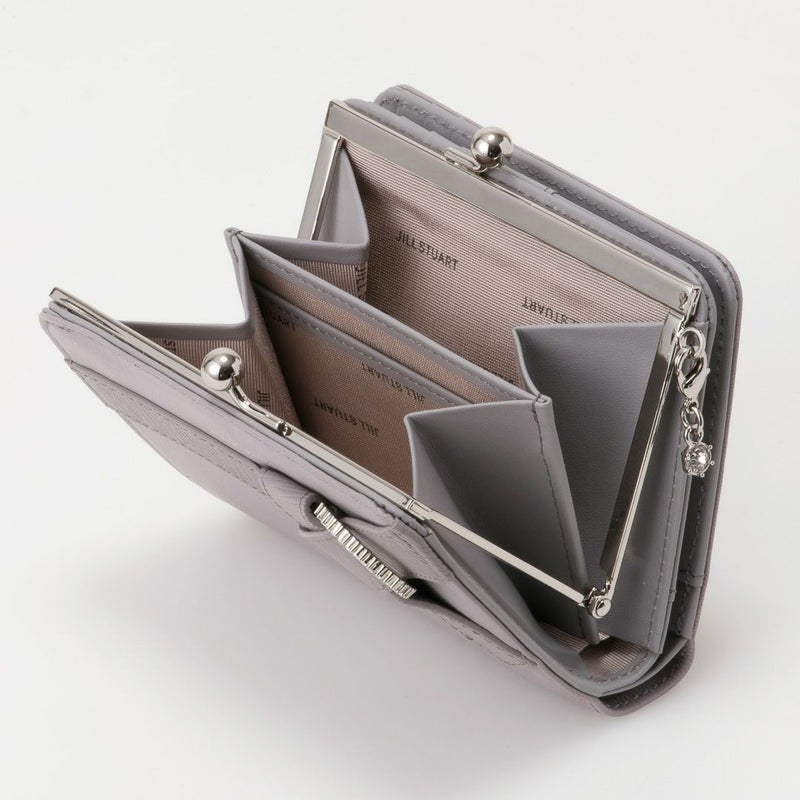 JILL STUART インプルーブ 口金折り財布 グレー