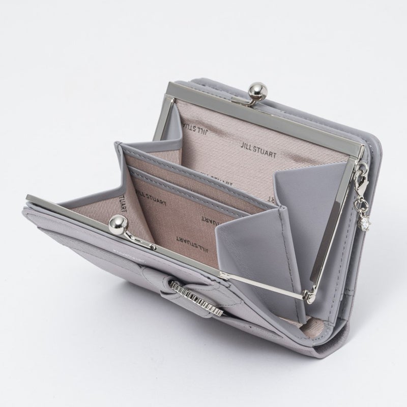 JILL STUART インプルーブ 口金折り財布 グレー
