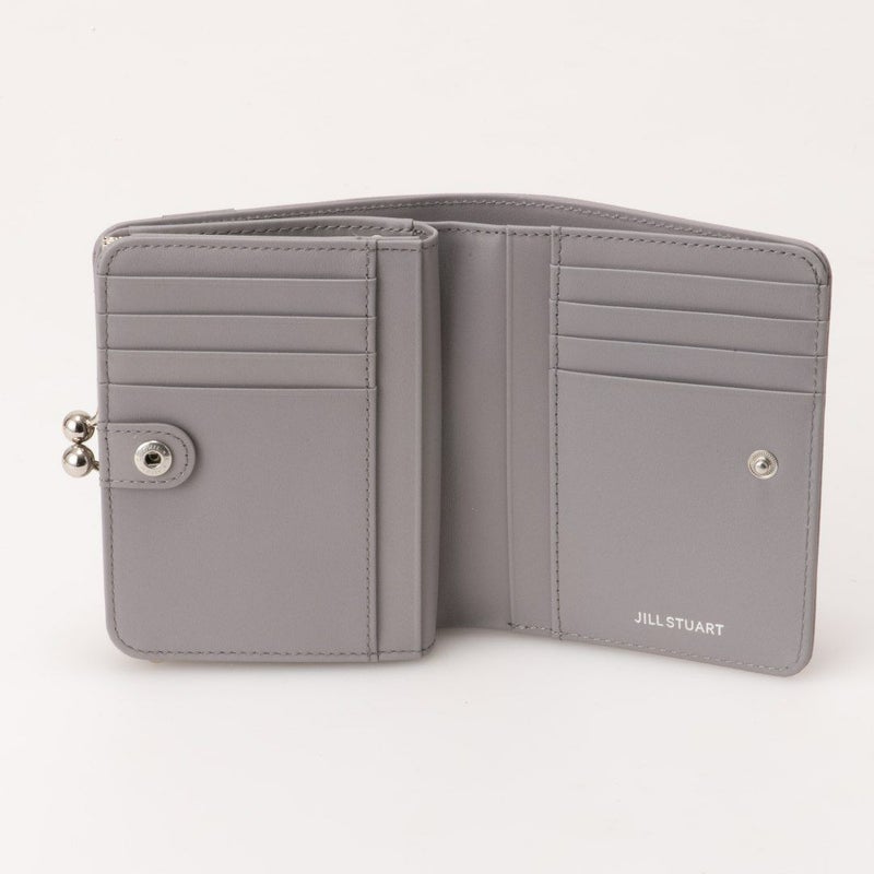 JILL STUART インプルーブ 口金折り財布 グレー