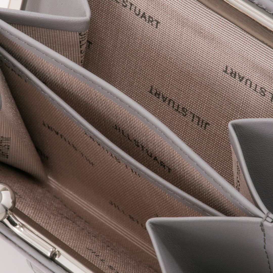 JILL STUART インプルーブ 口金折り財布 グレー