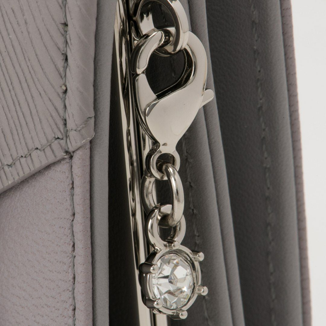 JILL STUART インプルーブ 口金折り財布 グレー