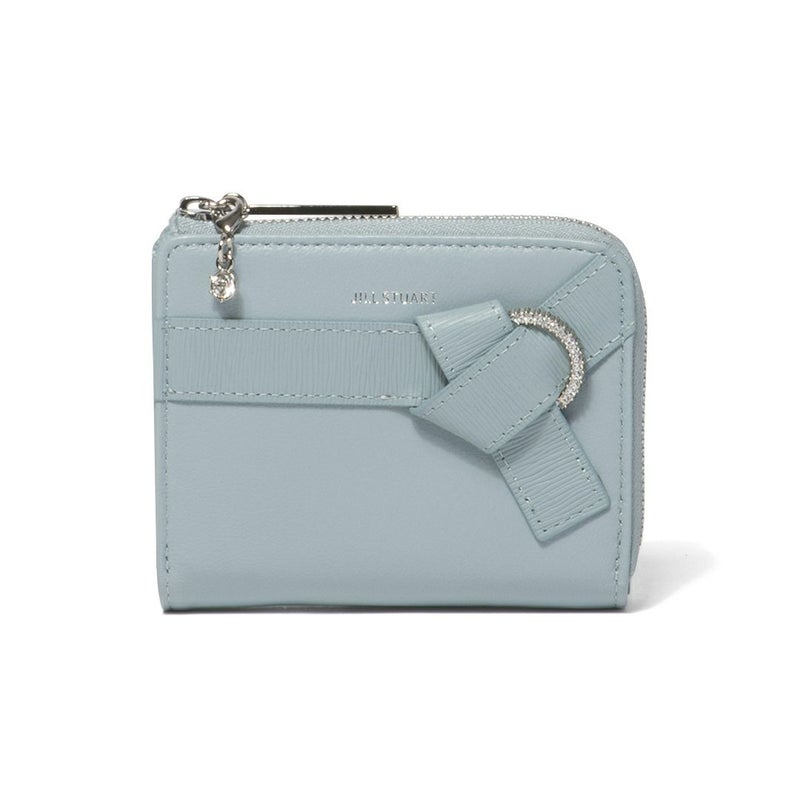 JILL STUART インプルーブ L字ファスナー折り財布 サックス