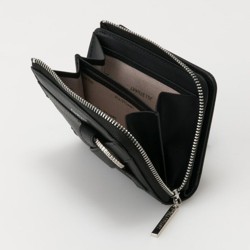 JILL STUART インプルーブ L字ファスナー折り財布 ブラック