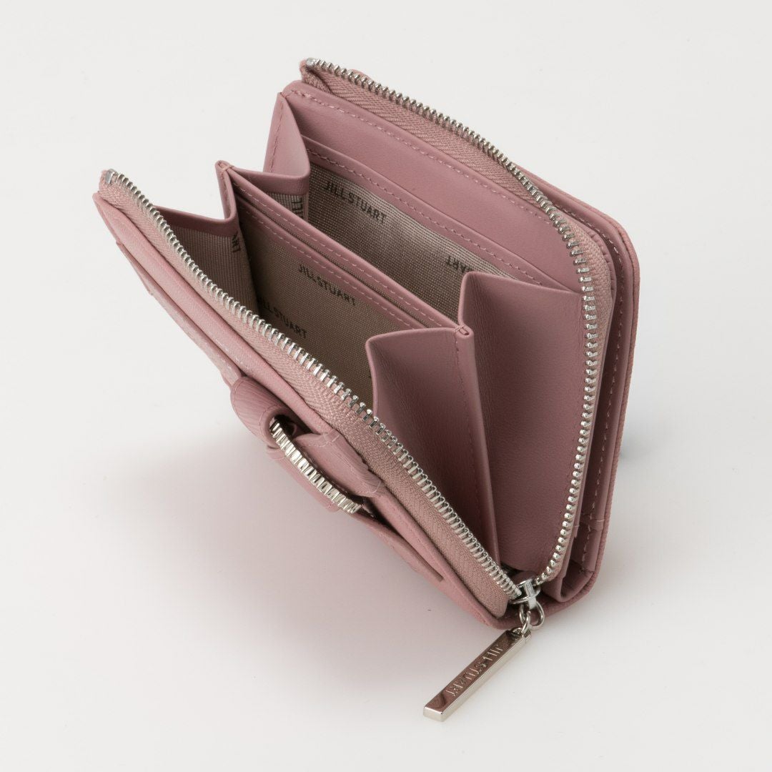 JILL STUART インプルーブ L字ファスナー折り財布 ピンク