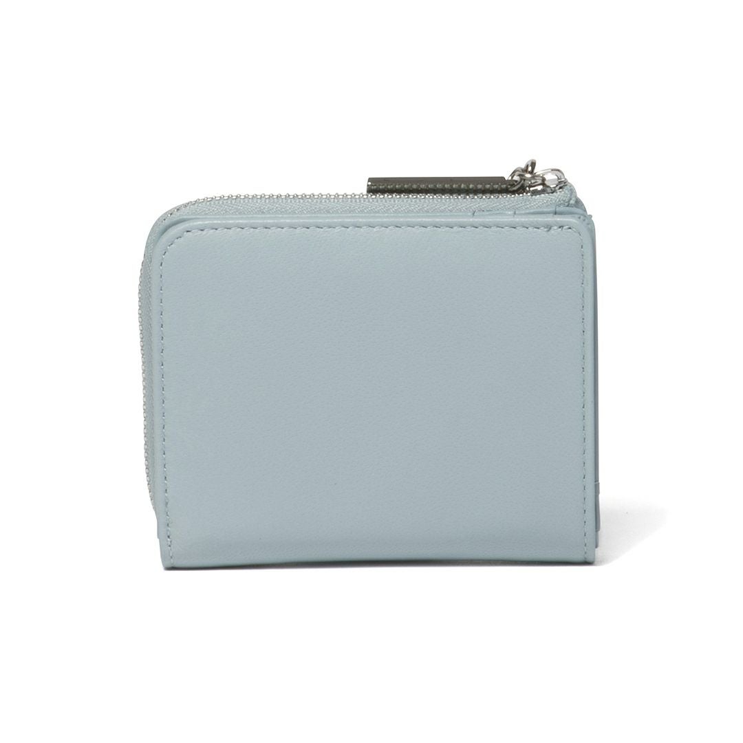 JILL STUART インプルーブ L字ファスナー折り財布 サックス