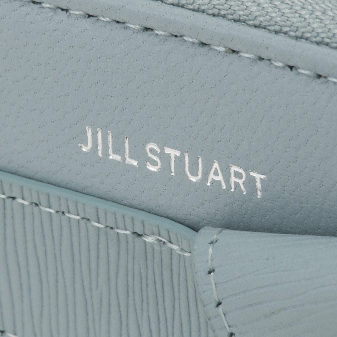 JILL STUART インプルーブ L字ファスナー折り財布 サックス