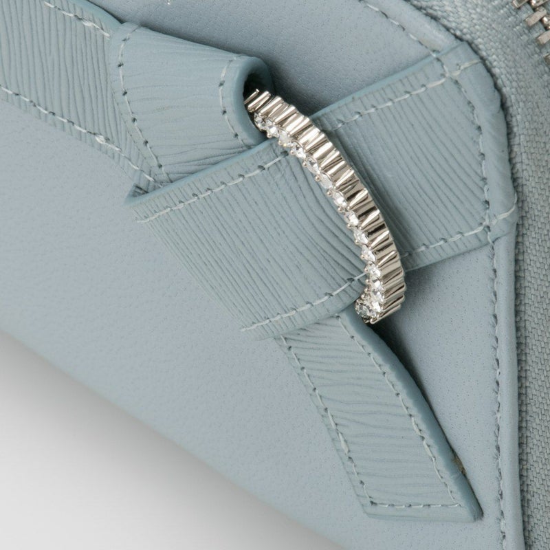 JILL STUART インプルーブ L字ファスナー折り財布 サックス