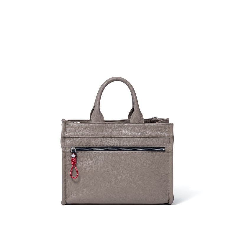 MANIUNO イタリアンレザー スクエアミニトート(M)【MUMHMAM1】 ベージュ