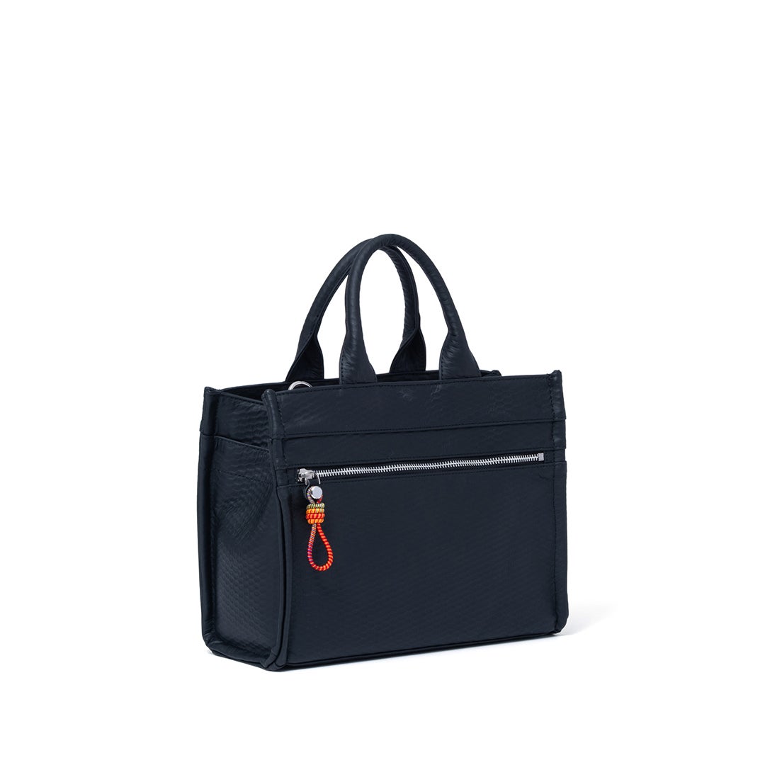 MANIUNO ECCO LEATHER スクエアミニトート(M)【MUMHMMM1】 ブラック