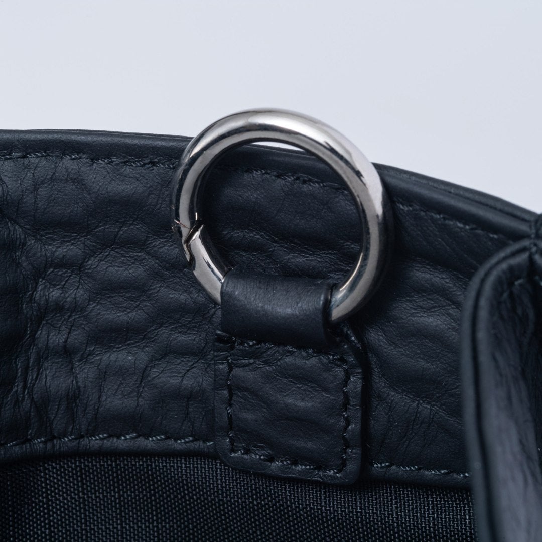 MANIUNO ECCO LEATHER スクエアミニトート(M)【MUMHMMM1】 ブラック