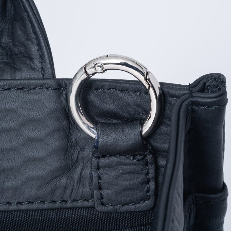 MANIUNO ECCO LEATHER スクエアミニトート(S)【MUMHMMM2】 ブラック