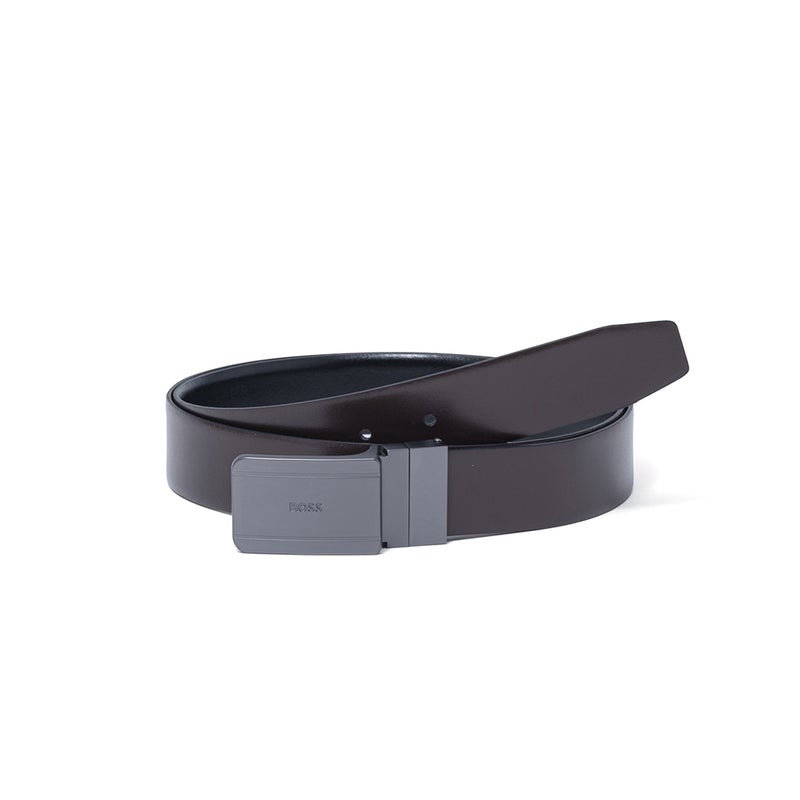 BOSS Gifflet レザーリバーシブルベルト【HBMB6090】 ブラック