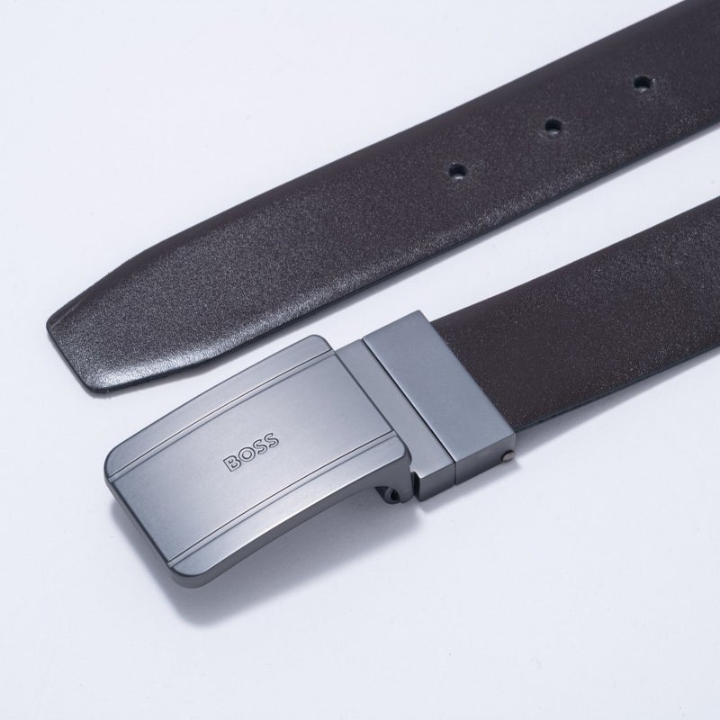 BOSS Gifflet レザーリバーシブルベルト【HBMB6090】 ブラック