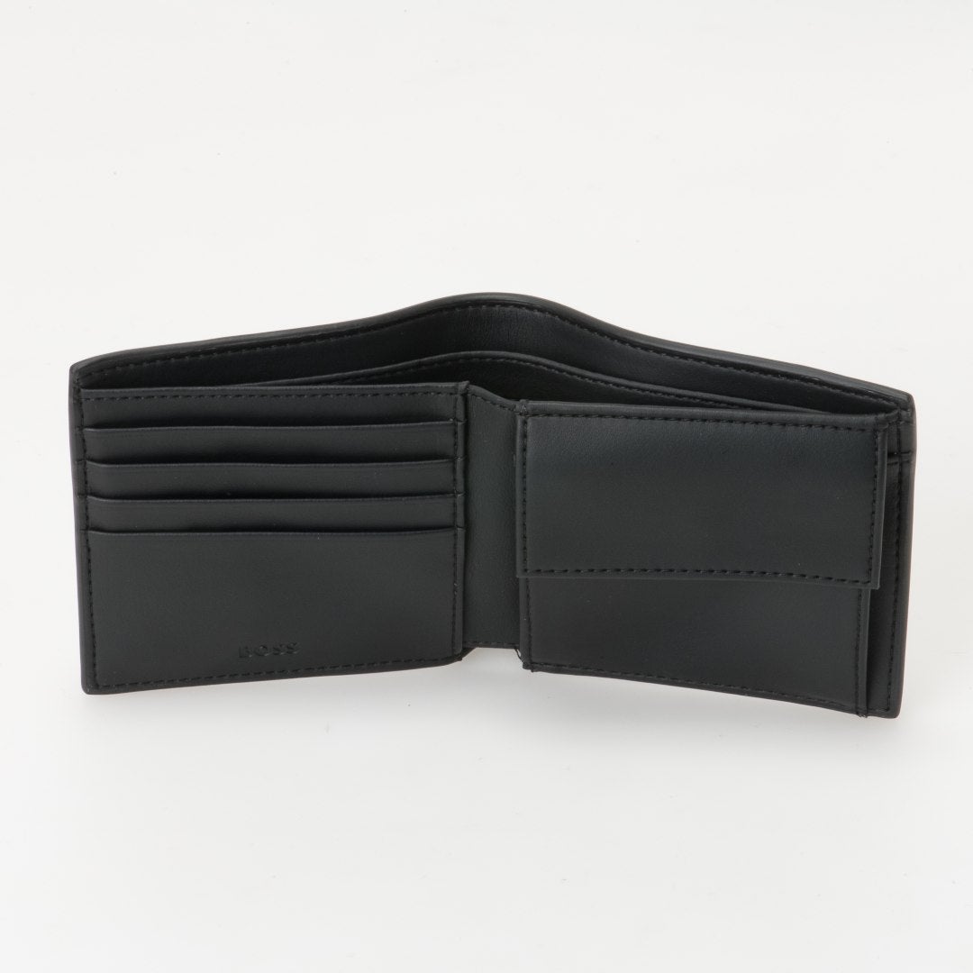 BOSS Ray_MN_4cc_Coin 折り財布【HBMW6RS2】 ブラック