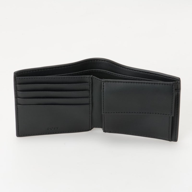 BOSS Ray_MN_4cc_Coin 折り財布【HBMW6RS2】 ブラック