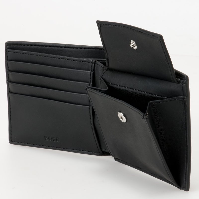 BOSS Ray_MN_4cc_Coin 折り財布【HBMW6RS2】 ブラック