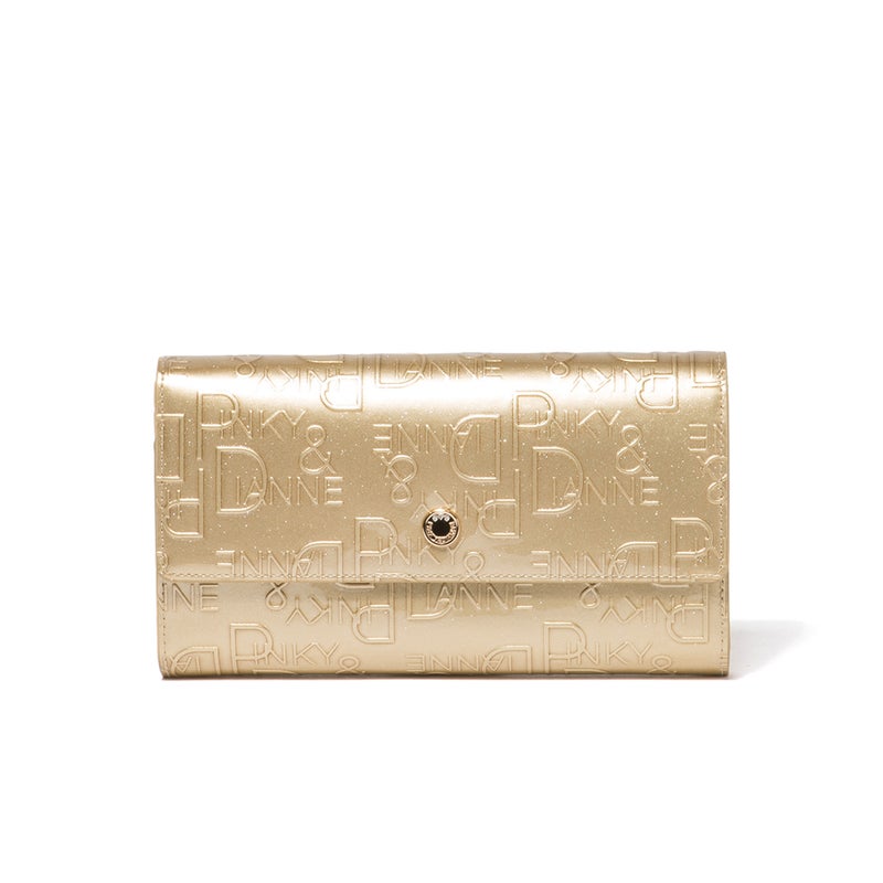 PINKY&DIANNE リッチフレイバー 長財布 ゴールド