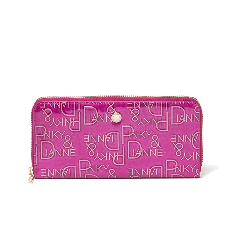 PINKY&DIANNE リッチフレイバー ラウンドファスナー 長財布 ピンク