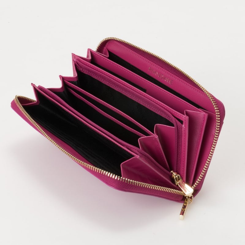 PINKY&DIANNE リッチフレイバー ラウンドファスナー 長財布 ピンク