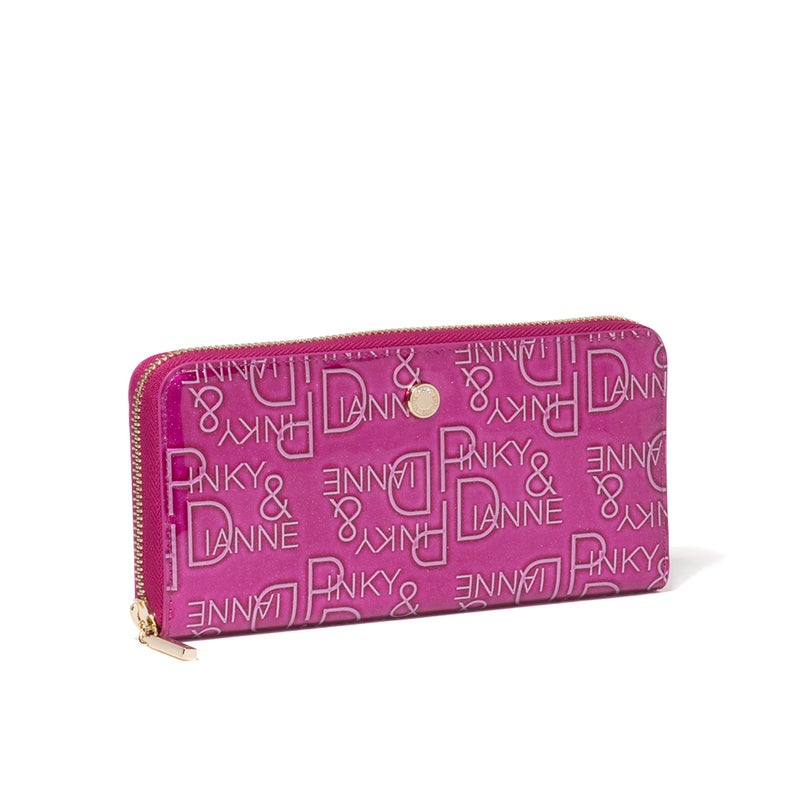 PINKY&DIANNE リッチフレイバー ラウンドファスナー 長財布 ピンク