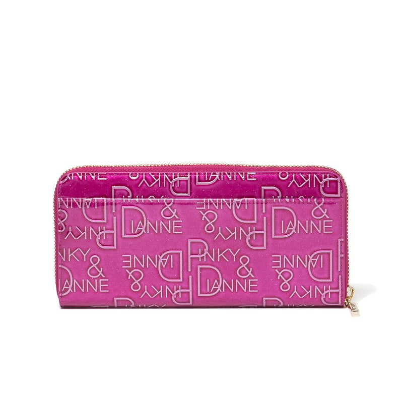PINKY&DIANNE リッチフレイバー ラウンドファスナー 長財布 ピンク