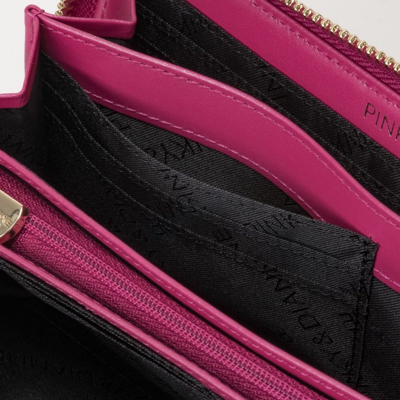 PINKY&DIANNE リッチフレイバー ラウンドファスナー 長財布 ピンク