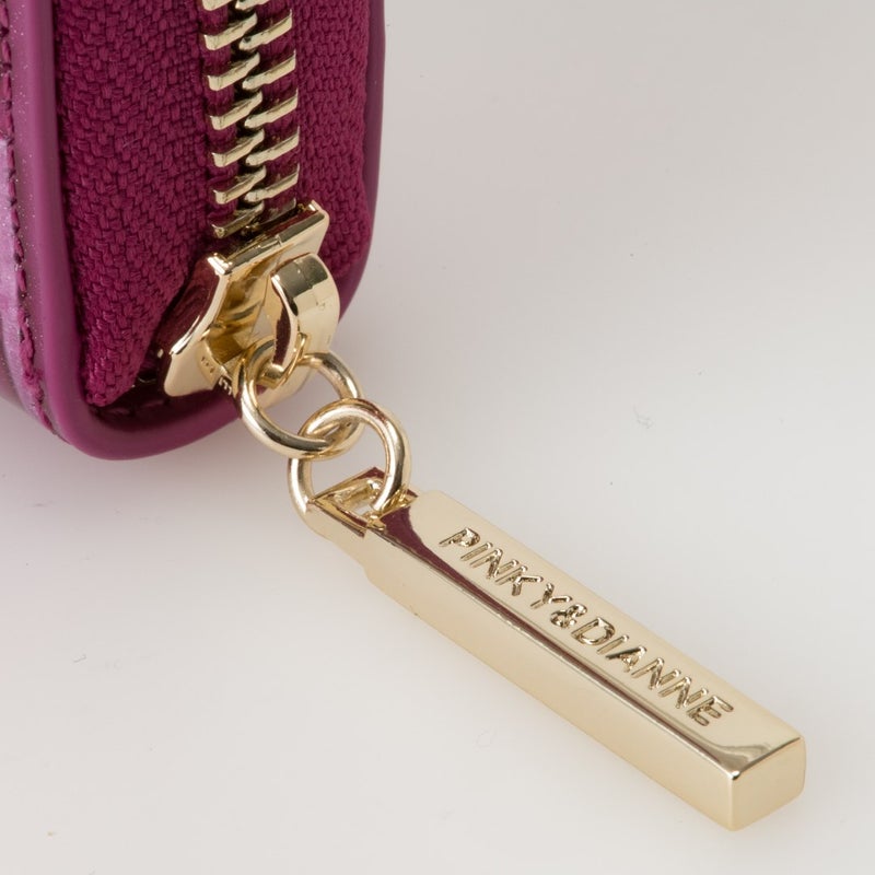 PINKY&DIANNE リッチフレイバー ラウンドファスナー 長財布 ピンク