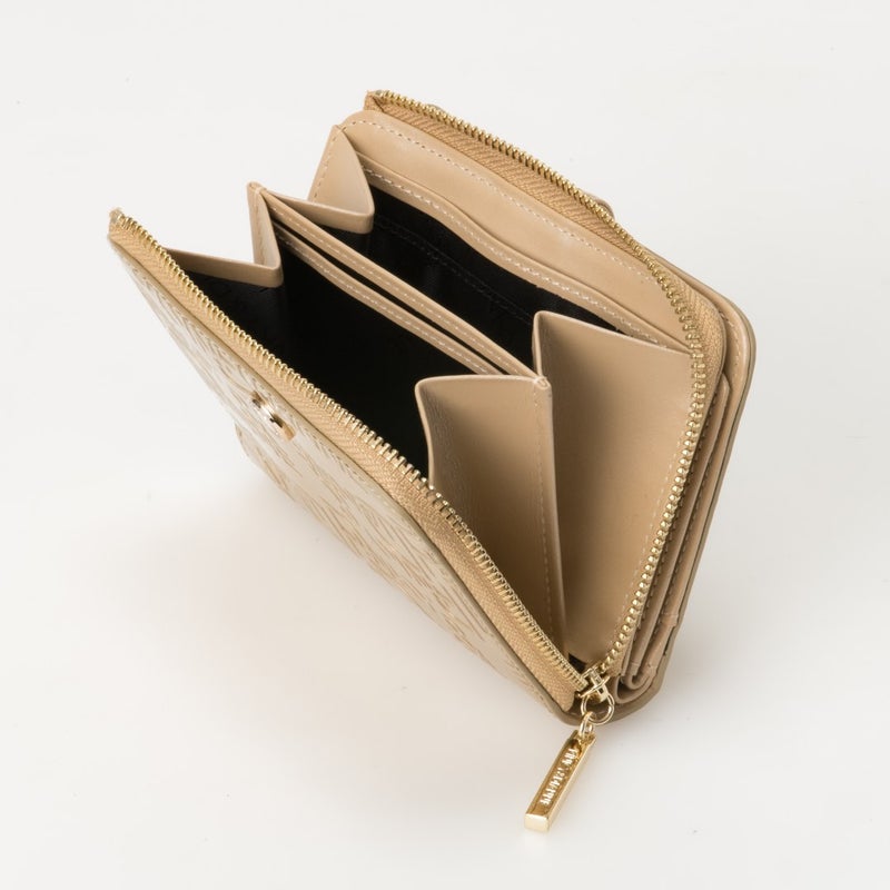 PINKY&DIANNE リッチフレイバー L字ファスナー折り財布 ゴールド