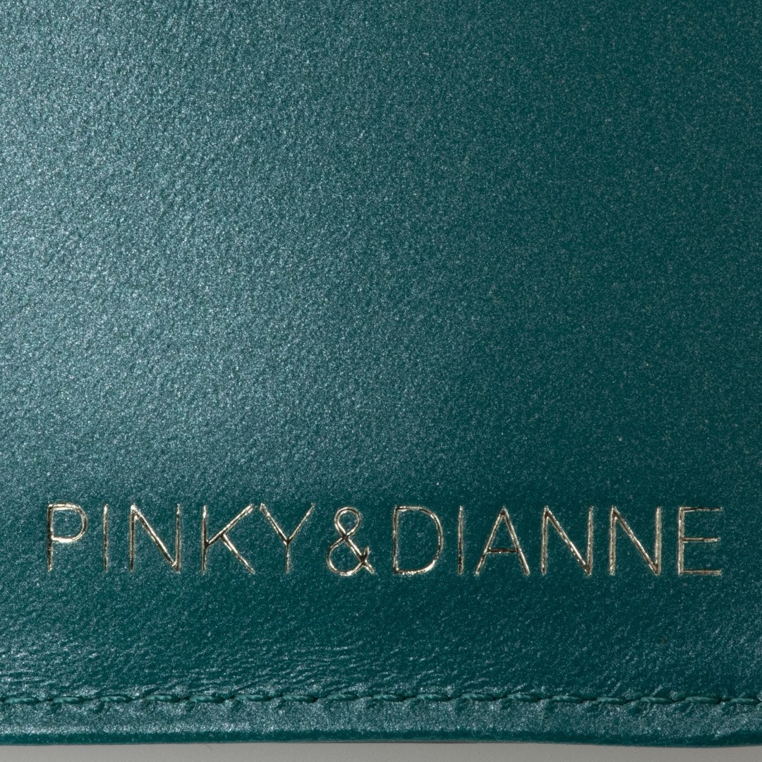 PINKY&DIANNE リッチフレイバー L字ファスナー折り財布 グリーン