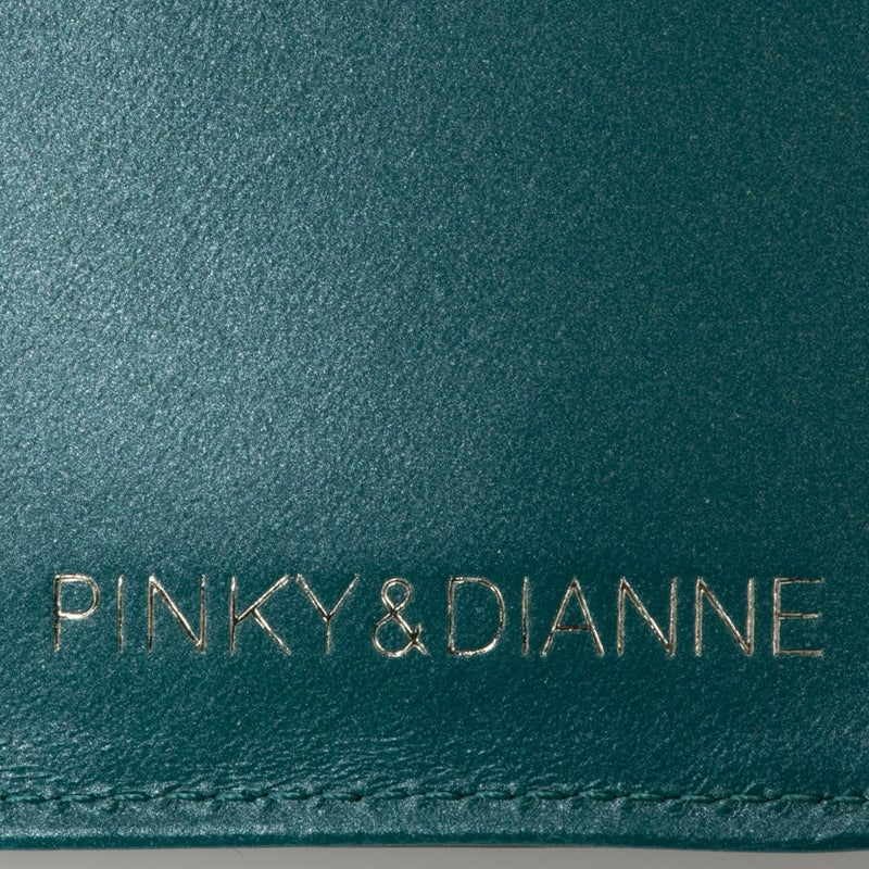 PINKY&DIANNE リッチフレイバー L字ファスナー折り財布 グリーン