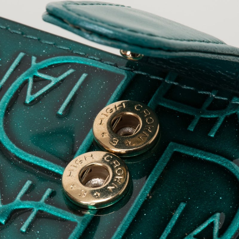 PINKY&DIANNE リッチフレイバー L字ファスナー折り財布 グリーン