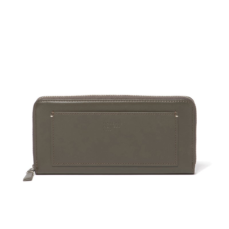 MARGARET HOWELL idea セザー ラウンドファスナー長財布 カーキ