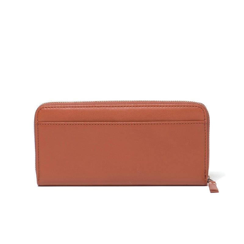 MARGARET HOWELL idea セザー ラウンドファスナー長財布 レンガ