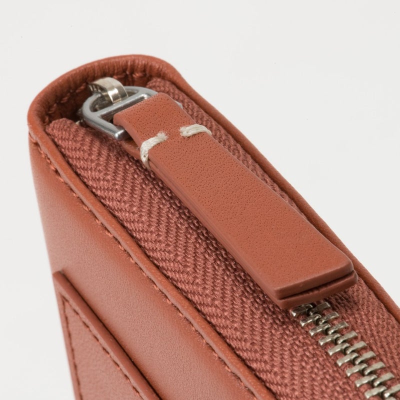 MARGARET HOWELL idea セザー ラウンドファスナー長財布 レンガ