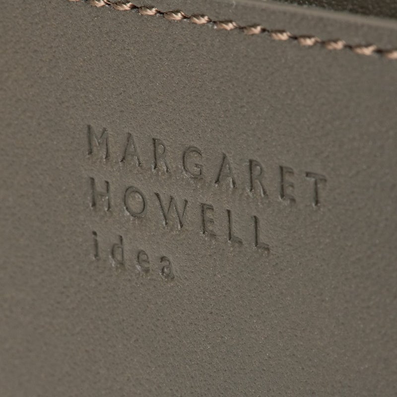 MARGARET HOWELL idea セザー L字ファスナー折り財布 カーキ