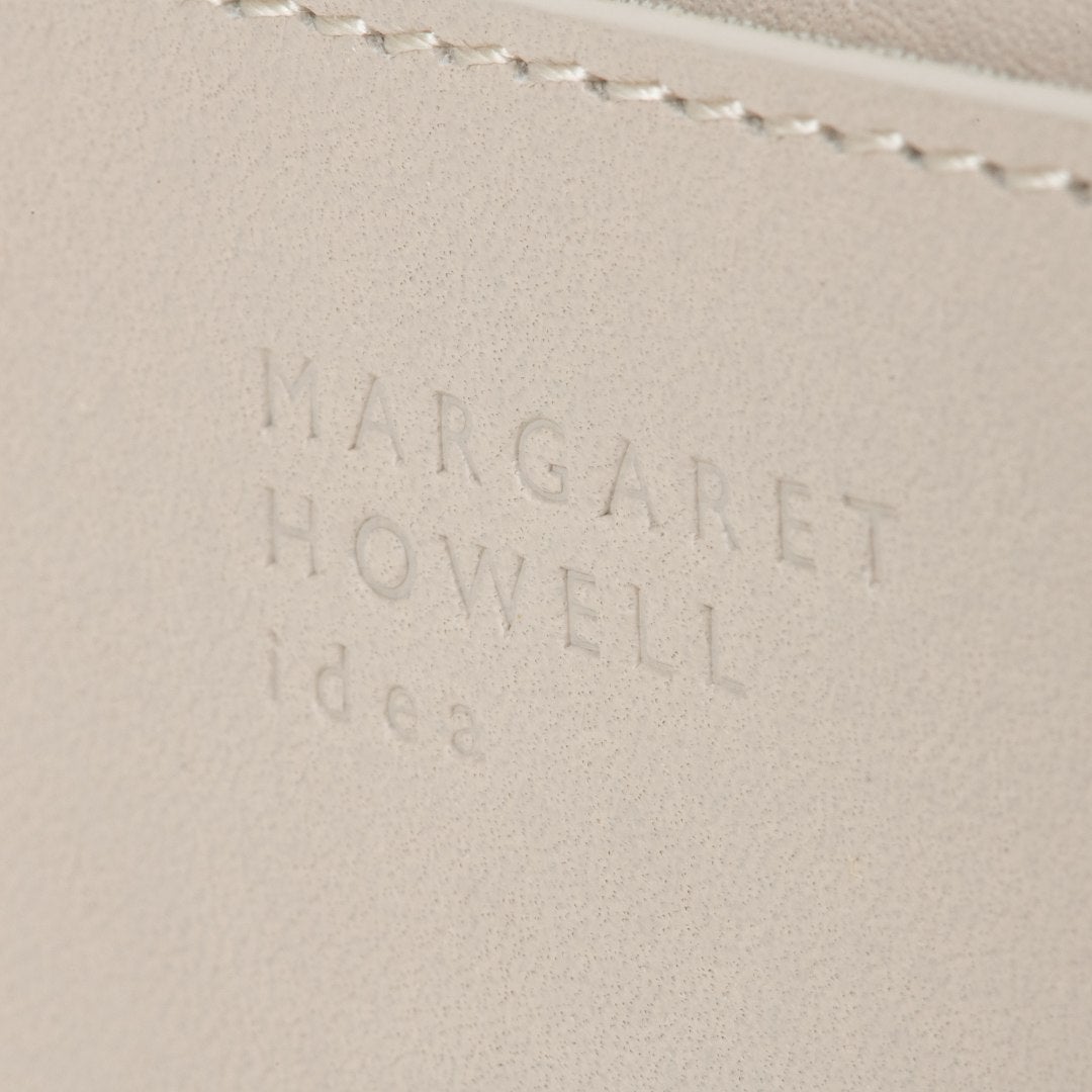 MARGARET HOWELL idea セザー 名刺入れ アイボリー