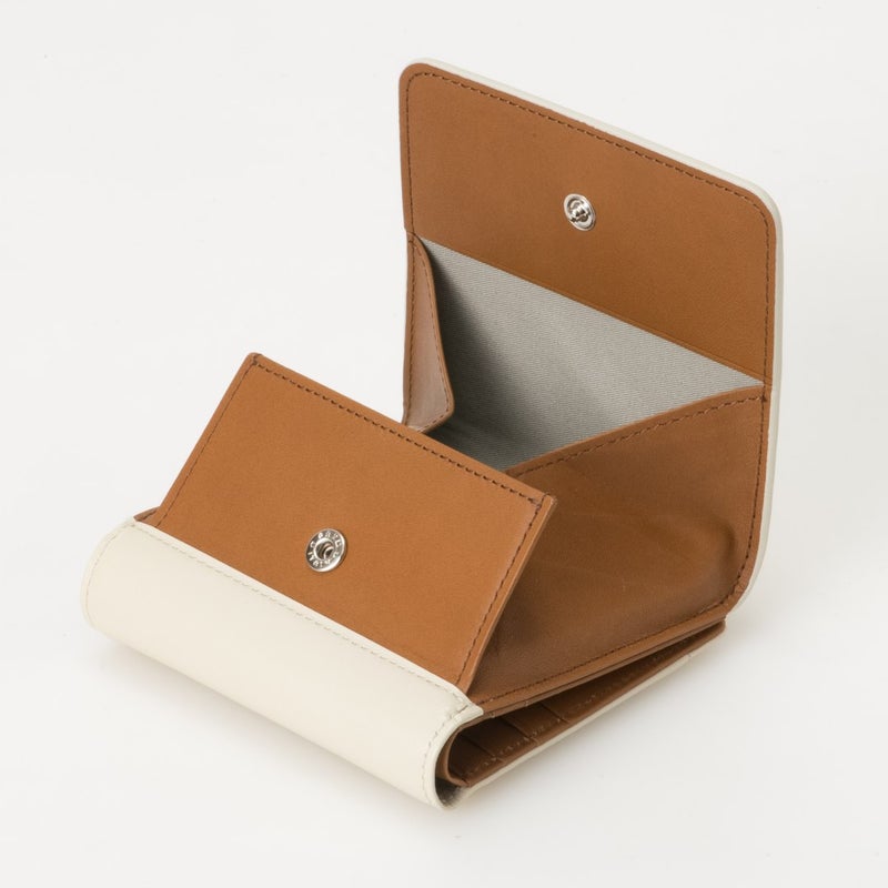 MARGARET HOWELL idea ベンジャミン BOX折り財布 オフホワイト