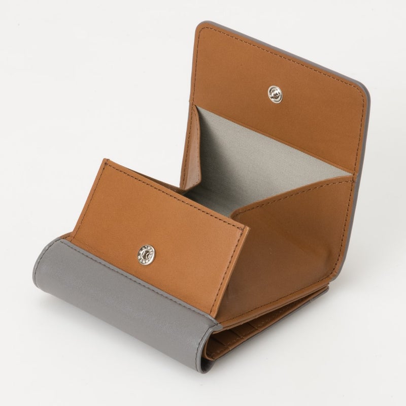 MARGARET HOWELL idea ベンジャミン BOX折り財布 グレー