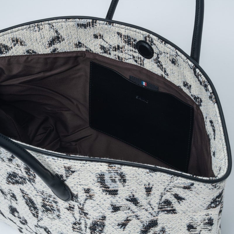 SHIME マルシェトート【SHLH2AH2】 ホワイト/ブラック