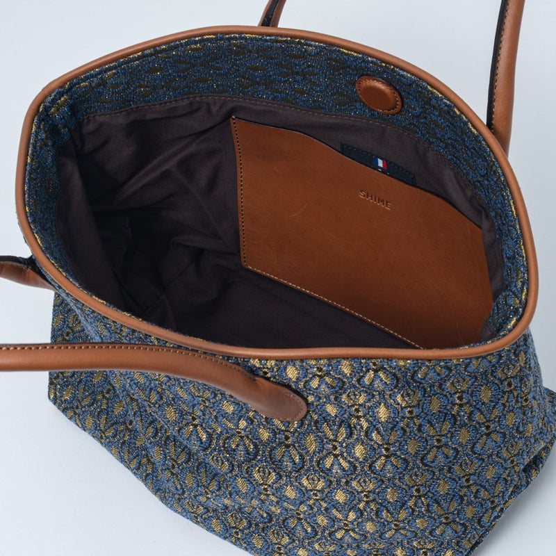 SHIME ミニトート【SHLH1AH4】 ネイビー