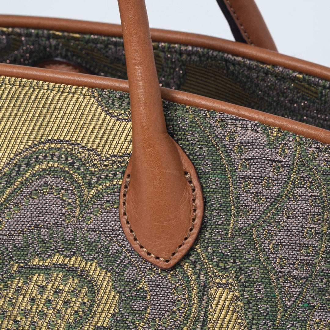 SHIME ミニトート【SHLH1AH4】 カーキ