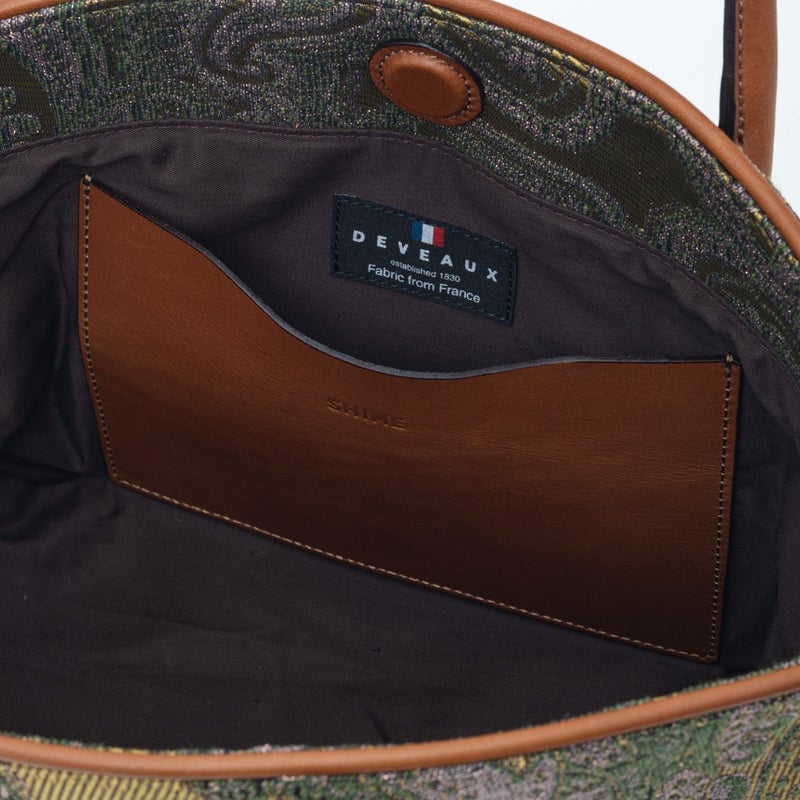 SHIME ミニトート【SHLH1AH4】 カーキ