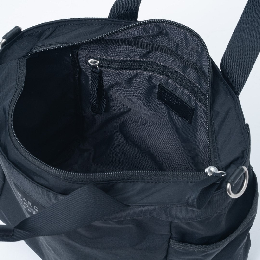 MARGARET HOWELL idea ウエイレット 2WAYハンド ブラック