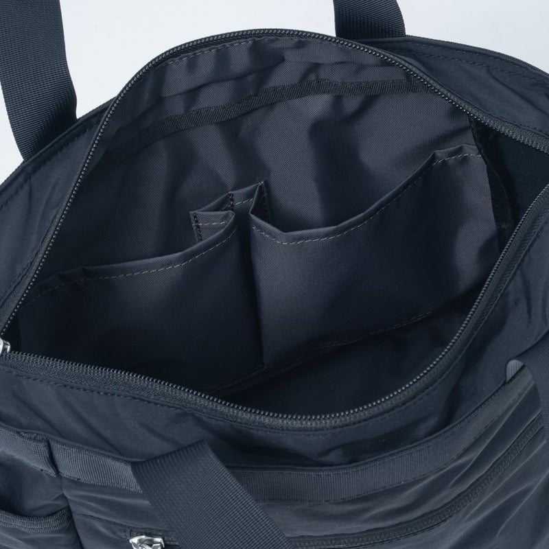 MARGARET HOWELL idea ウエイレット 2WAYハンド ブラック