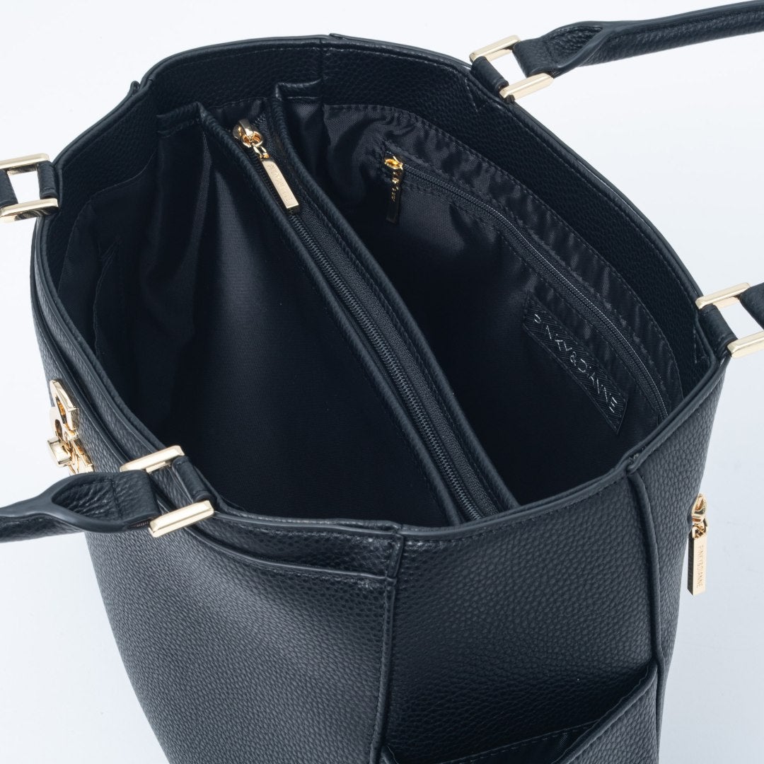 PINKY&DIANNE ロック トート ブラック