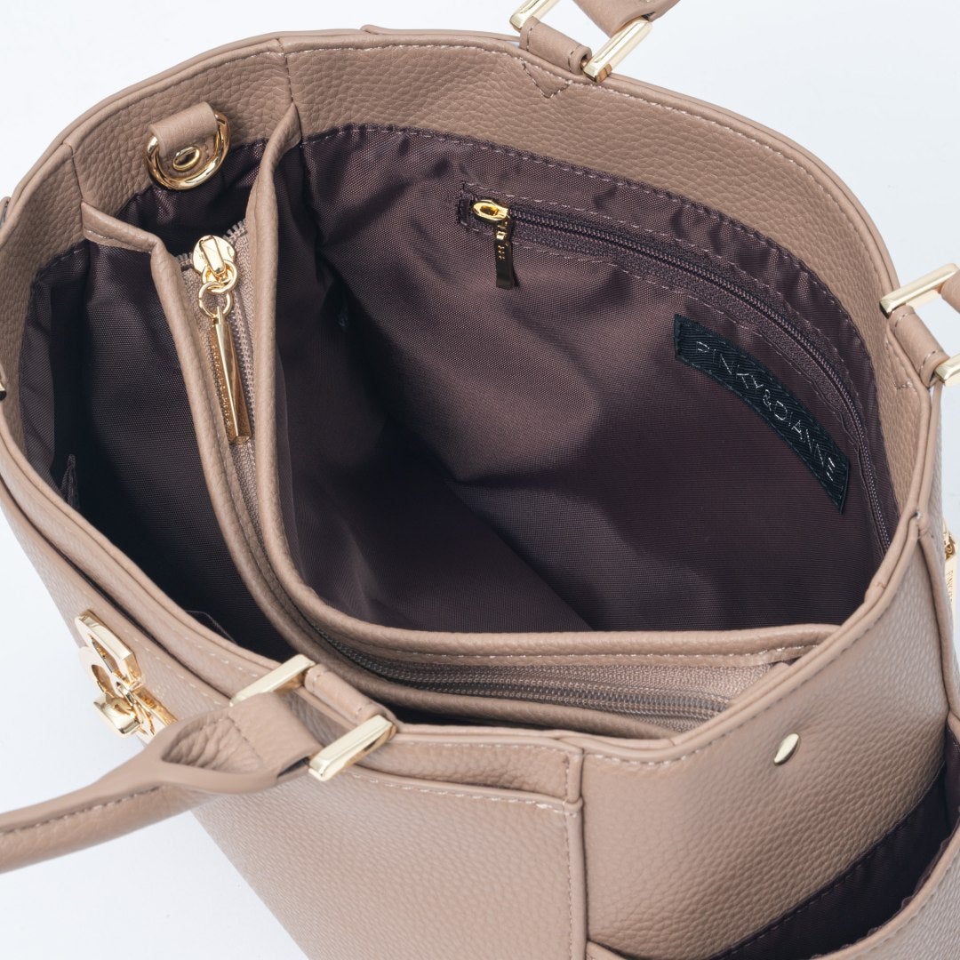 PINKY&DIANNE ロック 2WAYハンド ベージュ