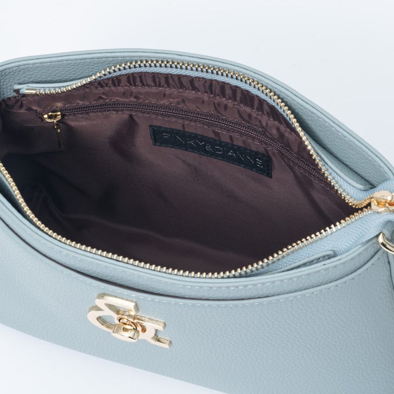 PINKY&DIANNE ロック ミニショルダー ブルー