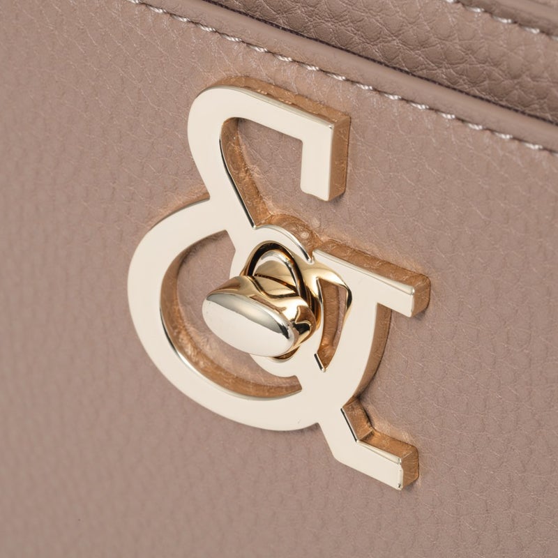 PINKY&DIANNE ロック ミニショルダー ベージュ