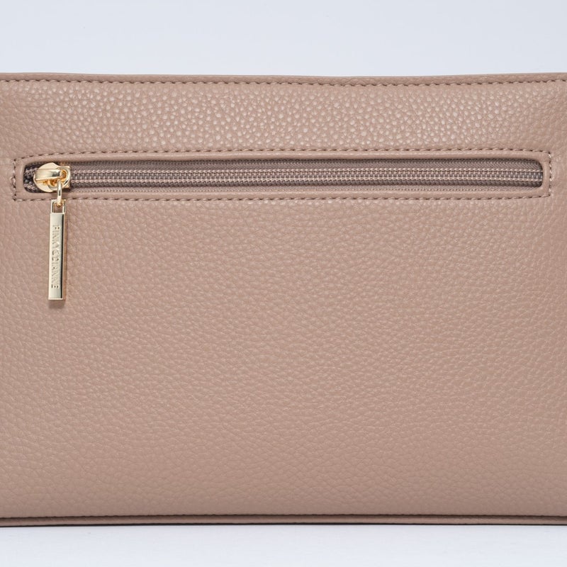 PINKY&DIANNE ロック ミニショルダー ベージュ